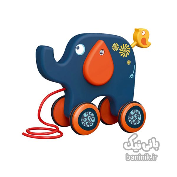اسباب بازی نخ کش فیل،فیل اسباب بازی،اسباب بازی با نخ،عروسک فیل،عروسک نخ کش، ،مشهد Toy Elephant