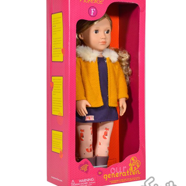 عروسک 46 سانتی OG مدل فلورانس Florence Og Doll،عروسک ،خرید عروسک ،خرید اسباب بازی دخترانه،خرید عروسک og،اسباب بازی عروسک Florence Og Doll