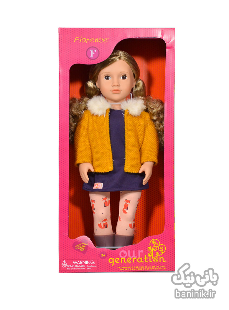 عروسک 46 سانتی OG مدل فلورانس Florence Og Doll،عروسک ،خرید عروسک ،خرید اسباب بازی دخترانه،خرید عروسک og،اسباب بازی عروسک Florence Og Doll
