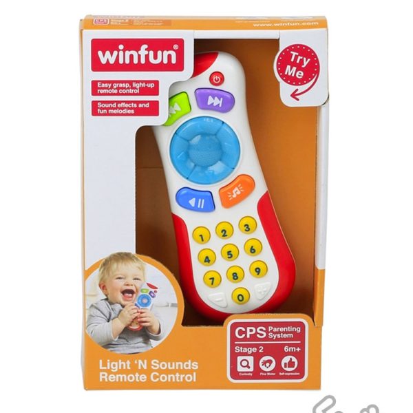 کنترل موزیکال و چراغ دار وین فان Winfun 000723 Light 'N Sounds Remote Control، اسباب بازی نوزاد،تلفن ،کنترلی ،وزیکال،اسباب بازی دخترانه،پسرانه