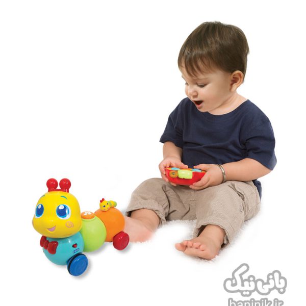 اسباب بازی کرم ابریشم کنترلی موزیکال وین فان، کرم ابریشم,اسباب بازی نوزادی،اسباب بازی پسرانه، دخترانه، Winfun R/C Caterpillar,winfun 001140