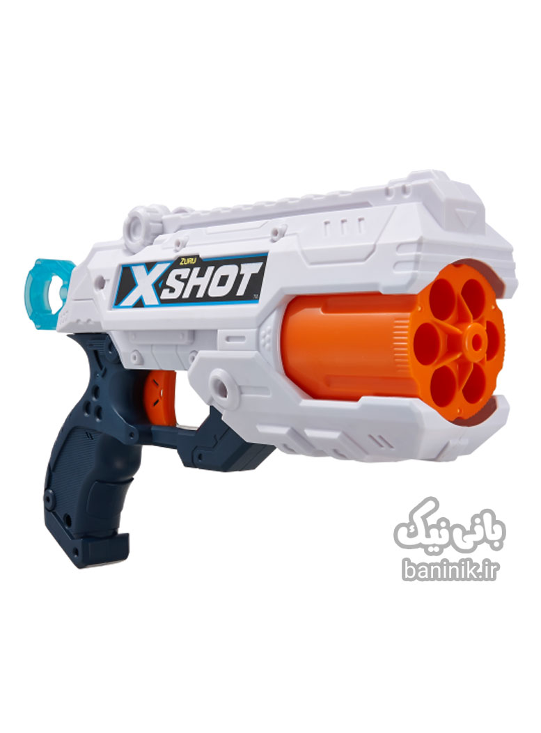 تتفنگ دوقلو X-Shot مدلReflex6،ایکس شات،اکس شات،خرید اسباب بازی در مشهد ،خرید تفنگ ،تفنگ اسباب بازی،اسباب بازی پسرانه Reflex6,xshot,zu