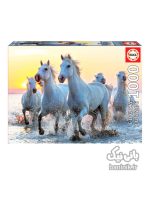 پازل 1000 تکه ادوکا طرح اسب های سفید Educa WHITE HORSES Puzzle،پازل،ادوکا، پازل 500 تکه،پازل خوب،پازل نوجوان،پازل چی بخرم،پازل برای ده سال, کادو پازل Educa,Puzzl