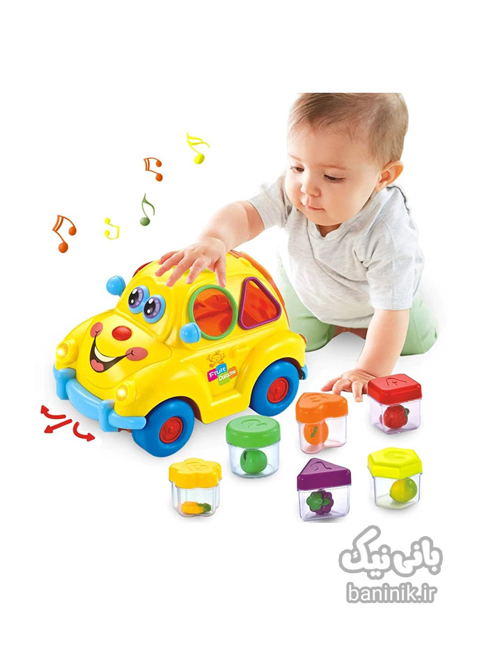 اسباب بازی ماشین موزیکال هولا Hola Super Fun Fruit Car، ماشین موزیکال،اسباب بازی،سیسمونی،نوزادی،کودک ،دخترانه،پسرانه،خرید اسباب بازی در مشهد