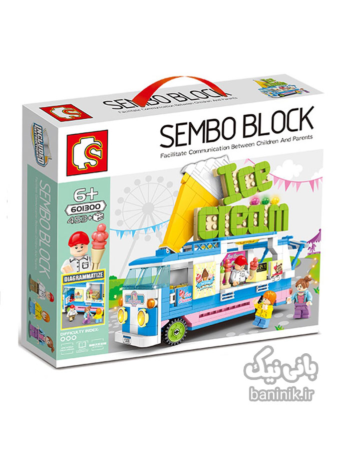 لگو ساختنی سمبو بلوک Sembo Block سری Ice Cream،بازی ساختنی لگو،قیمت و خرید لگو ساختنی،اسباب بازی لگو،لگو بستنی،لگو،لگو ماشین