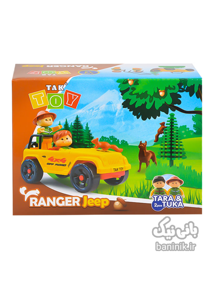 ساختنی تک توی سری رنجر همراه با ماشین جیپ Tak Toy Ranger Jeep،بلوک های ساختنی،خرید و قیمت بلوک های خانه سازی،لگو خانه سازی،لگو،اسباب بازی خانه سازی