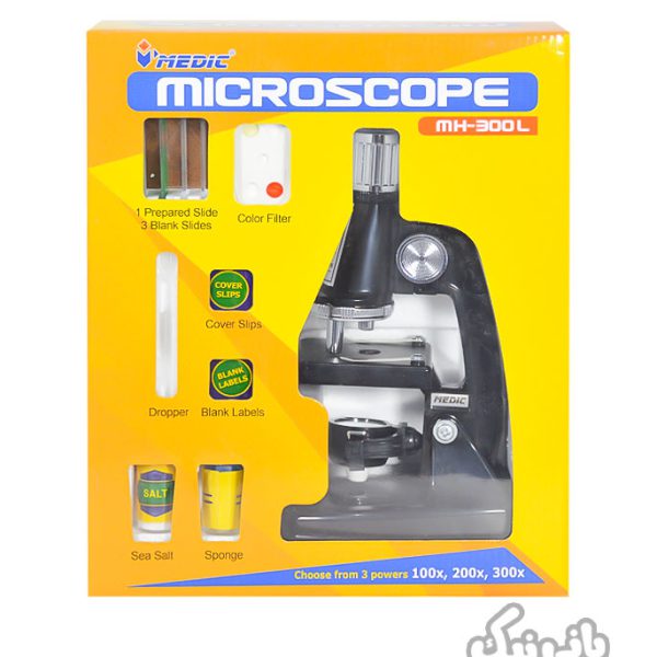 میکروسکوپ مدیک سری MICROSCOPE MH-300L،قیمت و خرید میکروسکوپ اسباب بازی،میکروسکوپ آزمایشگاهی،آموزش کار با میکروسکوپ