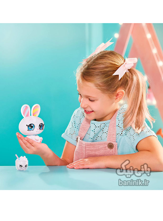اسباب بازی حیوان خانگی کیندی کیدز سری خرگوش مارلو Marlo The bunny،عروسک کوچک،عروسک حیوانات،عروسک اورجینال،قیمت و خرید عروسک