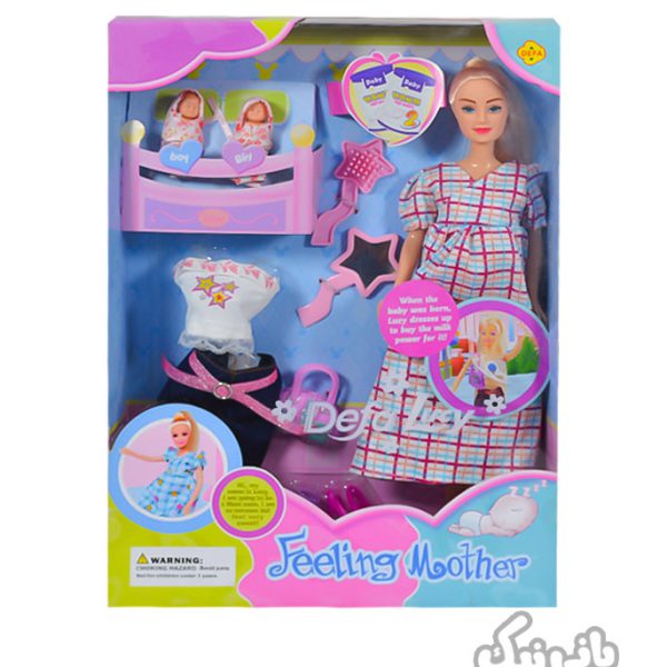 عروسک باربی مفصلی دفا لوسی سری احساس مادری Barbie Defa Lucy،باربی،عروسک باربی دفا لوسی،قیمت و خرید عروسک دخترانه،عروسک اورجینال،عروسک باربی ارزان،اسباب بازی دخترانه
