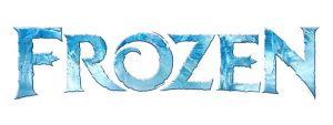 frozen logo text