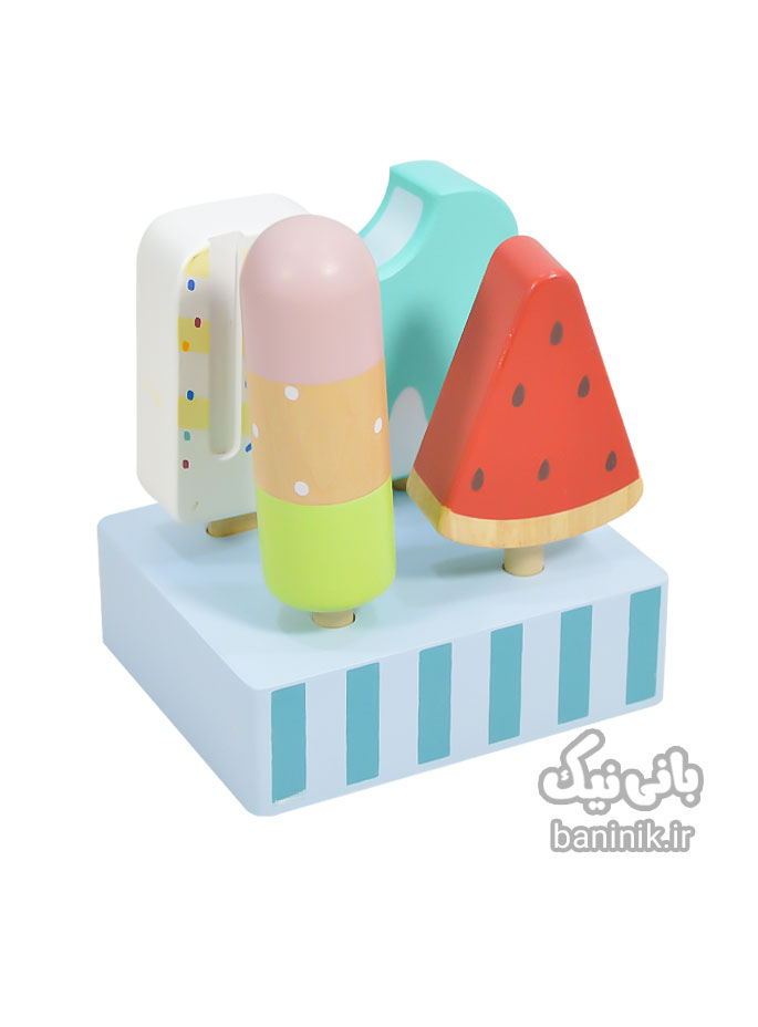 اسباب بازی چوبی پیکاردو مدل بستنی کیم Popsicle Set،اسباب بازی چوبی،اسباب بازی چوبی فکری،اسباب بازی بستنی،قیمت و خرید اسباب بازی چوبی،اسباب بازی چوبی برای کودکان،ست بستنی اسباب بازی