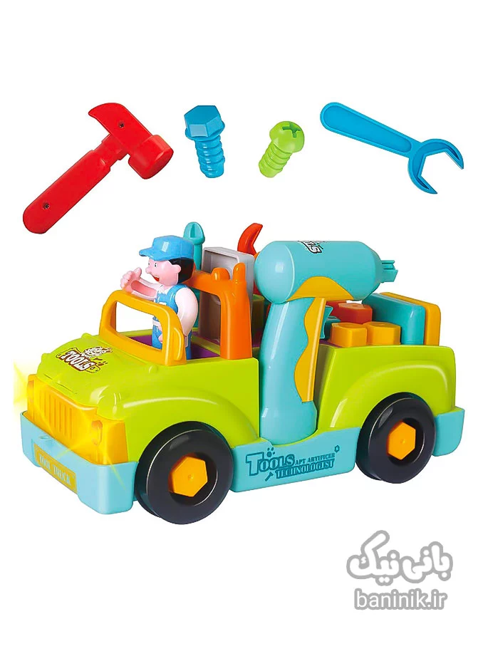 ماشین ابزار مکانیک کوچولو موزیکال هولی تویز Huile Toys Mechanic Tool Truck 6109،اسباب بازی کودکان،اسباب بازی نوزادی،اسباب بازی آموزشی نوزاد،اسباب بازی موزیکال،بازی کودک،اسباب بازی دخترانه،اسباب بازی پسرانه Huile, Hola,Toys ،اسباب بازی فروشی در مشهد