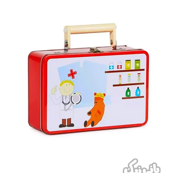 اسباب بازی چیدمانی ست پزشکی چوبی با جعبه فلزی Picardo Doctor's Suitcase،اسباب بازی پزشکی،اسباب بازی دخترانه،اسباب بازی دکتر بازی،اسباب بازی فروشی در مشهد،اسباب بازی پسرانه،اسباب بازی لوازم پزشکی،اسباب بازی خارجی،اسباب بازی چوبی
