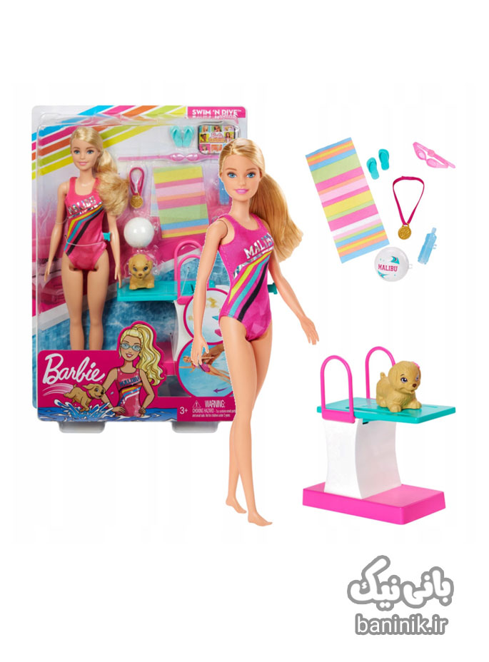 ست اسباب بازی عروسک باربی شناگر Barbie Swimmer Doll|دخترانه ،قیمت و خرید عروسک باربی،عروسک باربی جدید،عروسک باربی ساده،قیمت عروسک باربی اورجینال،عروسک barbie،عروسک سیلیکونی،عروسک دخترانه