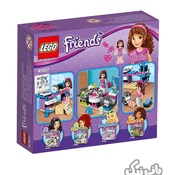 اسباب بازی ساختنی لگو فرندز مدل آزمایشگاه اولیویا LEGO Friends Olivia's lab 41307|دخترانه،قیمت و خرید لگو اورجینال،لگو اصل،لگو دخترانه،قیمت لگو فرندز دخترانه،لگو دخترانه فرندز،lego، اسباب بازی دخترانه