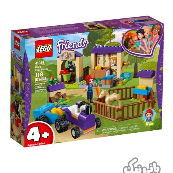 اسباب بازی لگو فرندز مدل اصطبل اسب میا LEGO Friends Mia's foal stable 41361| دخترانه،لگو اورجینال،لگو اصل،لگو فرندز دخترانه،لگو دخترانه فرندز،اسباب بازی دخترانه