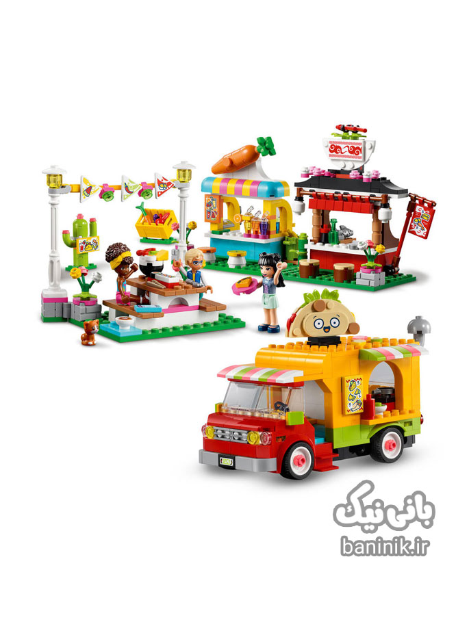 اسباب بازی ساختنی لگو فرندز مدل بازار غذای خیابانی LEGO Friends Street Food Market 41701| دخترانه،قیمت و خرید لگو دخترانه فرندز،لگو فرندز دخترانه،لگو اورجینال،قیمت و خرید لگو اصل،لگو مشهد،اسباب بازی دخترانه،لگو بازی،بازی لگو،lego،اسباب بازی مشهد