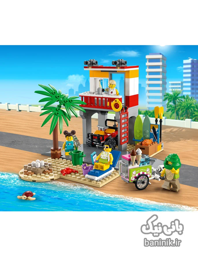 اسباب بازی ساختنی لگو سیتی مدل ایستگاه نجات غریق ساحلی LEGO City Beach Lifeguard Station 60328،اسباب بازی ساختنی لگو سیتی مدل کامیون حمل بار و هلیکوپتر نجات LEGO City Rescue Helicopter Transport 60343 | پسرانه،قیمت و خرید لگو اورجینال،قیمت و خرید لگو اصل،لگو مشهد، لگو ارزان،لگو پسرانه،لگو مشهد،لگو سیتی،lego،لگو بازی،لگو قایق