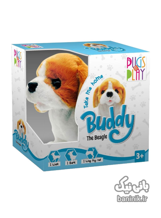 عروسک رباتیک حیوان خانگی سری هاپو Buddy | بچه گانه،عروسک سگ رباتیک Buddy،خرید اینترنتی عروسک سگ پشمالو،خرید عروسک سگ،اسباب بازی سگ،عروسک پسرانه،قیمت عروسک سگ پشمالو
