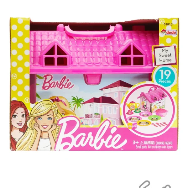 اسباب بازی کلبه عروسکی باربی با سرویس چای خوری Barbie My Sweet Home | دخترانه،خانه باربی،قیمت و خرید خانه عروسکی باربی،اسباب بازی باربی،خانه عروسکی،خانه پلاستیکی،خانه خاله بازی،اسباب بازی دخترانه،اسباب بازی مشهد،باربی
