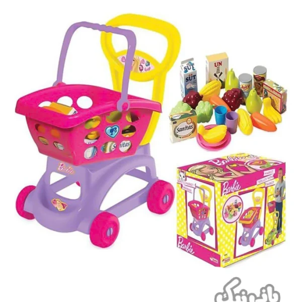 سبد خرید چرخدار دد طرح باربی Dede Barbie Market Trolley،سبد چرخدار اسباب بازی،اسباب بازی دخترانه،اسباب بازی باربی،اسباب بازی مشهد،اسباببازی خاله بازی