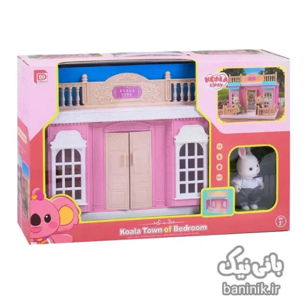 اسباب بازی خانه عروسکی حیوانات سری اتاق خواب خرگوش Koala Town of Bedroom،خانه عروسکی،خونه عروسکی،عروسک خرگوش،اسباب بازی خونه عروسکی،اسباب بازی دخترانه،خونه عروسکی دخترانه