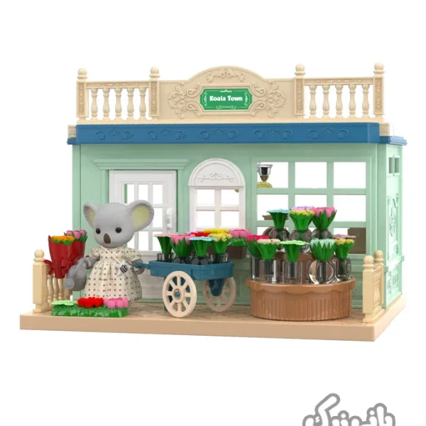 اسباب بازی خانه عروسکی حیوانات سری فروشگاه گل فروشی خرگوش Koala Town of Florist's Shop،خانه عروسکی،خونه عروسکی،عروسک خرگوش،اسباب بازی خونه عروسکی،اسباب بازی دخترانه،خونه عروسکی دخترانه