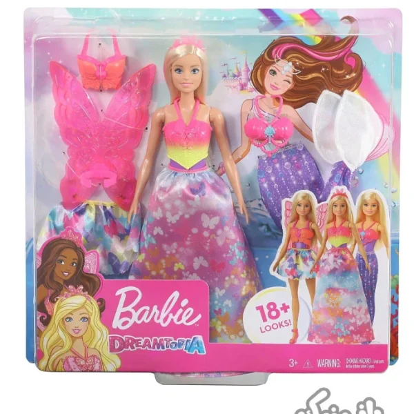 اسباب بازی عروسک باربی مدل لباس دریم توپیا Barbie dreamtopia drees up doll gift set | دخترانه،قیمت و خرید عروسک باربی،عروسک باربی جدید،عروسک باربی ساده،قیمت عروسک باربی اورجینال،عروسک barbie،عروسک سیلیکونی،عروسک دخترانه،قیمت انواع عروسک باربی،عروسک باربی متل
