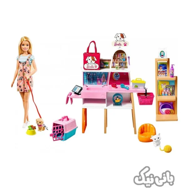 اسباب بازی عروسک باربی پت شاپ Barbie Pet Boutique Playset | دخترانه،قیمت و خرید عروسک باربی،عروسک باربی جدید،عروسک باربی ساده،قیمت عروسک باربی اورجینال،عروسک barbie،عروسک سیلیکونی،عروسک دخترانه،قیمت انواع عروسک باربی،عروسک باربی متل