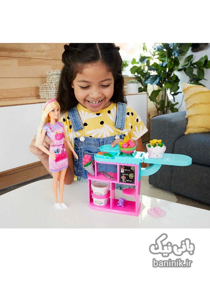 اسباب بازی عروسک باربی گلفروش Barbie Florist Doll & Playset | دخترانه،قیمت و خرید عروسک باربی،عروسک باربی جدید،عروسک باربی ساده،قیمت عروسک باربی اورجینال،عروسک barbie،عروسک سیلیکونی،عروسک دخترانه،قیمت انواع عروسک باربی،عروسک باربی متل