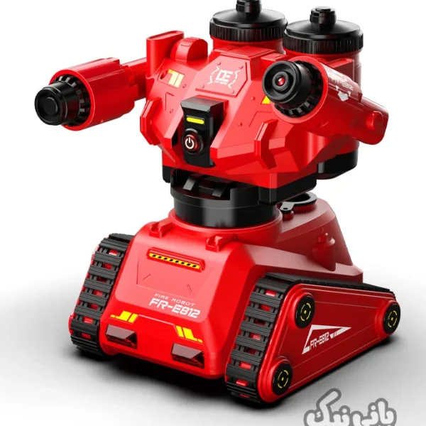 اسباب بازی ربات آتش نشانی هوشمند لیزر دار قرمز smart fire fighting robot|پسرانه،اسباب بازی آتش نشانی،اسباب بازی ربات آبپاش،اسباب بازی لیزر دار،اسباب بازی پسرانه