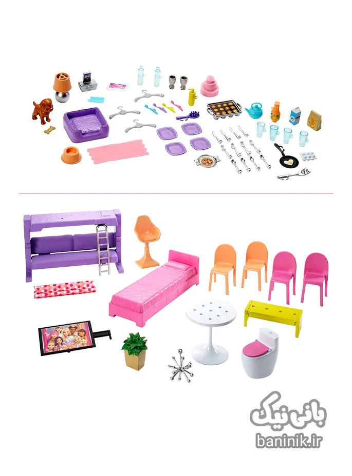 اسباب بازی خانه عروسکی باربی رویایی با استخر، سرسره، آسانسور، چراغ و صدا Barbie Dreamhouse GNH53 | دخترانه،قیمت و خرید عروسک باربی،عروسک باربی جدید،عروسک باربی ساده،قیمت عروسک باربی اورجینال،عروسک barbie،عروسک سیلیکونی،عروسک دخترانه،قیمت انواع عروسک باربی،عروسک باربی متل،خانه باربی اورجینال