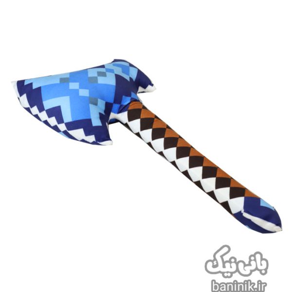 عروسک پولیشی ماینکرافت یانیک طرح تبر 48 سانتی متر Minecraft Axe