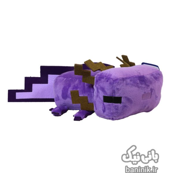 عروسک پولیشی ماینکرافت یانیک طرح اکسلاتل 38 سانتی متر Minecraft Axolotl