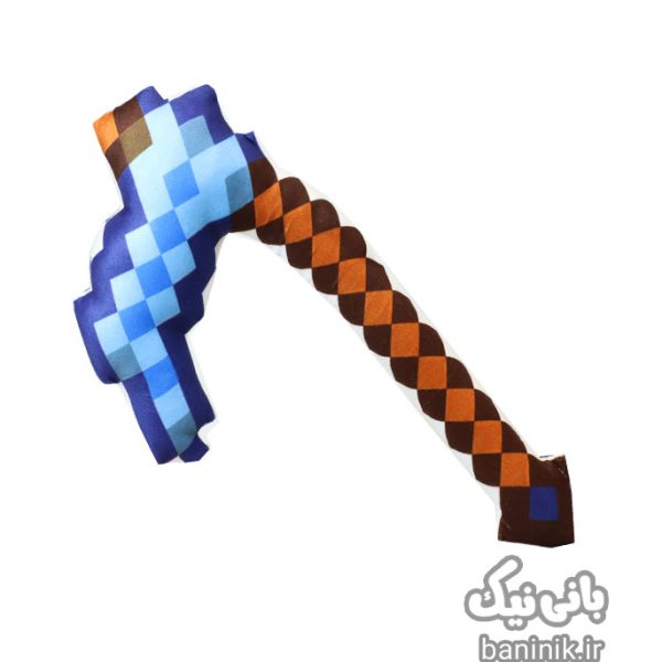 عروسک پولیشی ماینکرافت یانیک طرح داس 43 سانتی متر Minecraft scythe