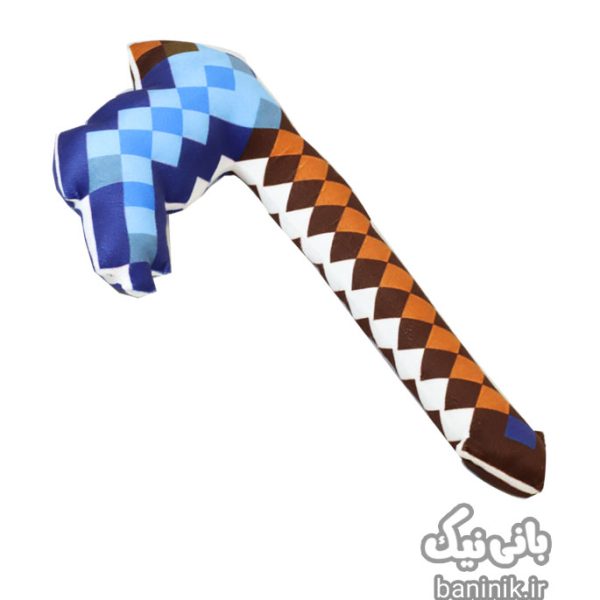 عروسک پولیشی ماینکرافت یانیک طرح داس 43 سانتی متر Minecraft scythe