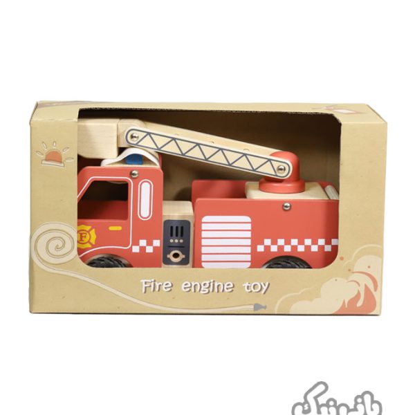 اسباب بازی چوبی پیکاردو مدل ماشین آتش نشانی Picardo Fire engine toy