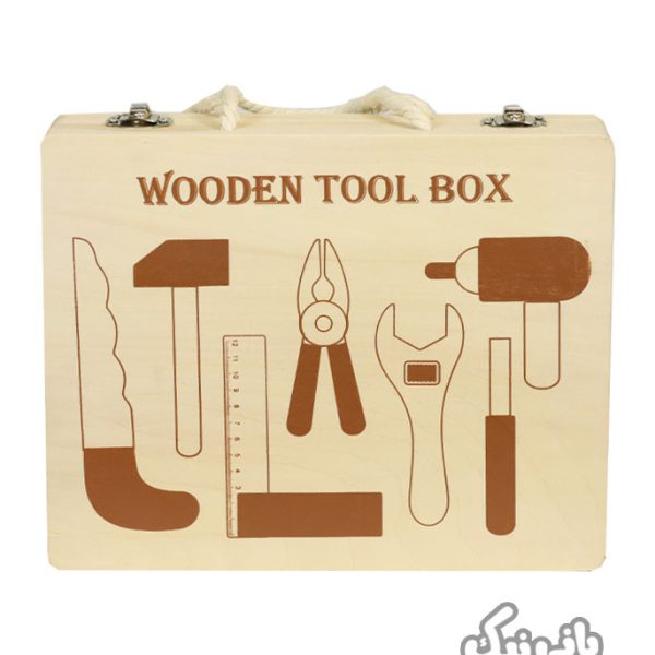 اسباب بازی چوبی پیکاردو مدل جعبه ابزار Picardo Wooden kids tool box