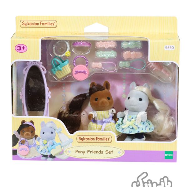اسباب بازی ست دوستان پونی سیلوانیان فامیلیز مدل 5650 Sylvanian Families Pony Friends Set