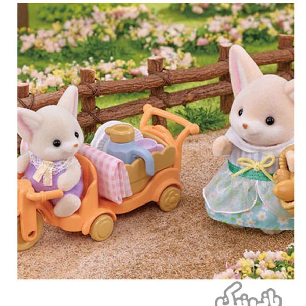 اسباب بازی ست پیک نیک به همراه فیگور روباه خواهر و کودک سیلوانیان فامیلیز مدل 5698 Sylvanian Families Sunny Picnic Set Fennec Fox Sister & Baby