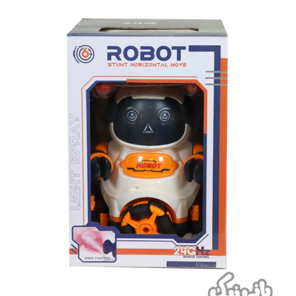 اسباب بازی ربات کنترلی شارژی و بخار کن 9127 ROBOT STUNT HORIZONTAL MOVE