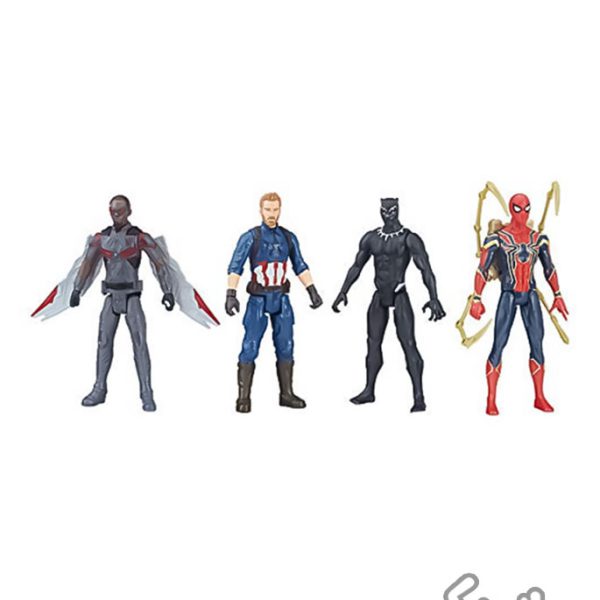 اکشن فیگور 4 تایی اونجرز قهرمانان تایتان|موزیکال Hasbro 1202129 TITAN HERO POWER