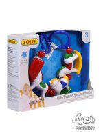 اسباب بازی آویز کریر و کالسکه اسب تولو tolo 87250 little friends stroller rattle