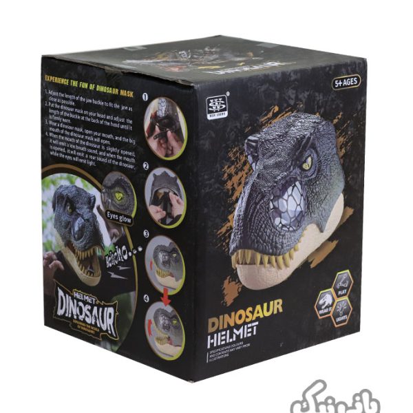 اسباب بازی ماسک سر دایناسور بزرگ موزیکال مدل DINOSAUR HELMET WS5501