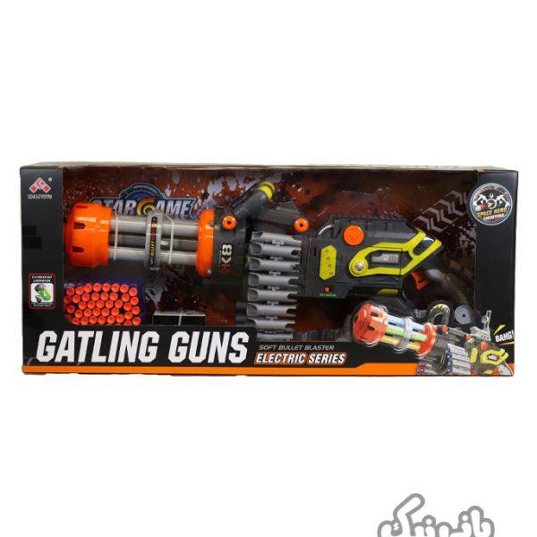تفنگ رگباری شارژی تیر ابری |gatling guns 415 