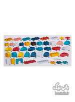 میز صندلی لگو 100 قطعه LX.A916