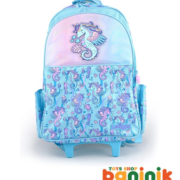 کوله پشتی اورجینال اسب دریایی Sea Horse smiggle G02
